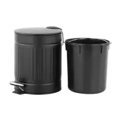 Just Home Collection - Lixeira Linea 5 Litros Preto
