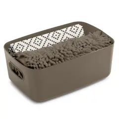 Just Home Collection - Conjunto de Banheiro com 3 Peças Bege