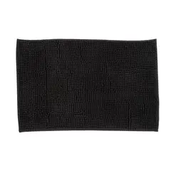 Just Home Collection - Conjunto de Banheiro com 3 Peças Preto