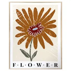 Just Home Collection - Quadro Flor2 30x40