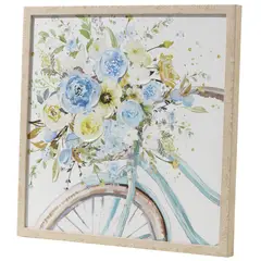 Just Home Collection - Quadro Bike Flor2 50x50