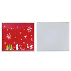Dear Santa - Bandeja Melamina Natal Vermelha 51X34Cm