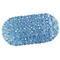 Just Home Collection - Tapete Antiderrapante Piedra 36x67 Azul