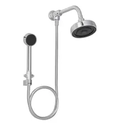 Deca - Ducha com Chuveirinho Redonda Parede Cromado Acqua Plus