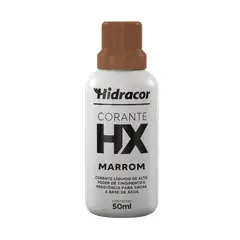 Tintas Iquine - Corante Líquido Marrom 50ml Hidracor