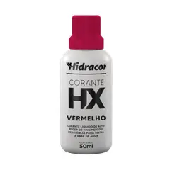 Tintas Iquine - Corante Líquido Vermelho 50ml Hidracor