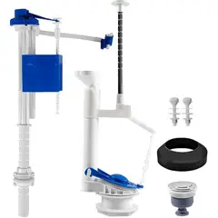 Astra - Mecanismo Completo Universal Simples com Acionamento Superior com Botão Branco
