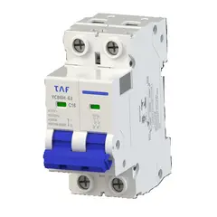 Taf - Disj Bipolar 2 X 16 Amp 4,5 Ka Din 7,88x3,56x7,60