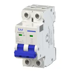 Taf - Disj Bipolar 2 X 63 Amp 4,5 Ka Din 7,88x3,56x7,60
