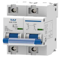 Taf - Disj Bipolar 2 X 90 Amp 6 Ka Din 7,88x5,34x7,60