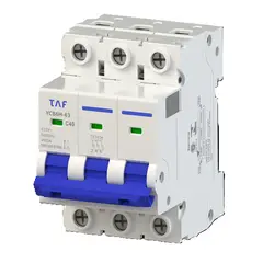 Taf - Disj Tripolar 3 X 40 Amp 4,5 Ka Din 7,88x5,34x7,60