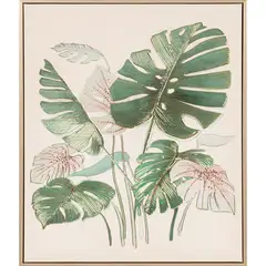 Just Home Collection - Quadro Folhas Plantas 2 40x60