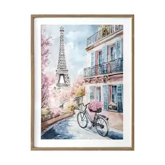 Just Home Collection - Quadro Paris Bicicleta 40X50