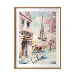 Just Home Collection - Quadro City Paris Bicicleta 40X50