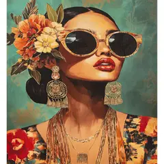 Just Home Collection - Tela 3d Mujer 1 50x70
