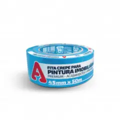 Adere - Fita Crepe para Pintura Imobiliaria Azul Neon A327s 45mmx50m