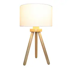Just Home Collection - Luminária de Mesa Balush com 1 Lâmpada E27 Natural