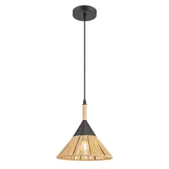 Just Home Collection - Pendente Flam 1l E27 Nat/pt