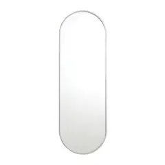 Just Home Collection - Espelho Decorativo Oval 40x120 Prata