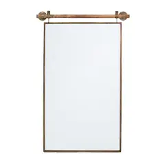 Just Home Collection - Espelho Decorativo com Gancho 60x90 Natural