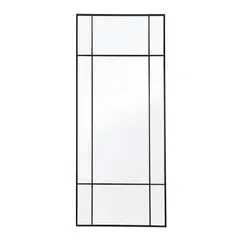 Just Home Collection - Espelho Quadriculado 80x190cm Preto