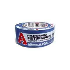 Adere - Fita Crepe Para Pintura Imobiliaria Azul 527S 45mmx50M