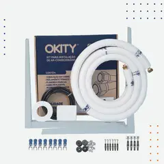 Okity - Kit Instalação Universal ar Condicionado Split 18000 Inver 3mt