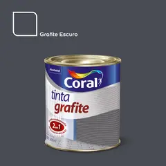 Coral - Tinta Grafite Cinza Escuro 900Ml