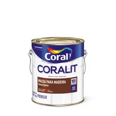 Coral - Coralit Massa Para Madeira Plas 5,7Kg