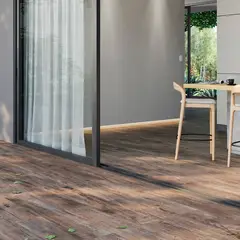 Incepa - Porcelanato Retificado Acetinado Campestre Interno Café 19,3x119,5cm Cx1,61m²