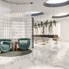 Incepa - Porcelanato Retificado Polido Calacatta Oro Interno 59,5x119,5cm Cx2,13m²