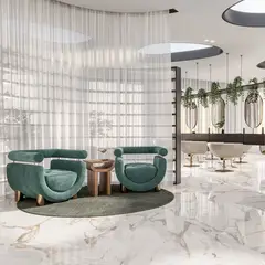 Incepa - Porcelanato Retificado Acetinado Calacatta Oro Interno 89,5x89,5cm Cx2,4m²