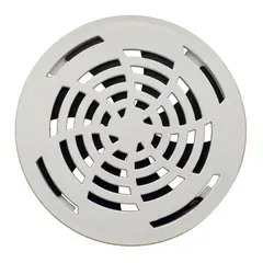 Luconi - Grelha Rotativa de 150 Mm Branca