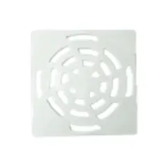 Luconi - Grelha Quadrada de 100 Mm Branca