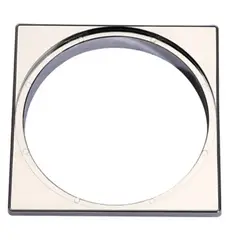 Luconi - Porta Grelha Cromado Quadrado de 150 Mm