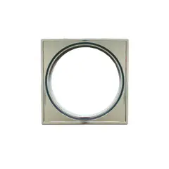 Luconi - Porta Grelha Cromado Quadrado de 100 Mm