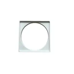 Luconi - Porta Grelha Branco Quadrado para Grelha Quadrada 100 Mm