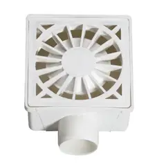 Luconi - Ralo Quadrado Sifonado Branco 100 Mm