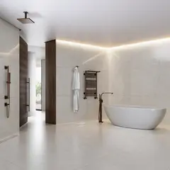 Biancogres - Porcelanato Retificado Acetinado Pulpis Bianco Satin Marfim Interno 80x80cm Caixa 2,60 M²