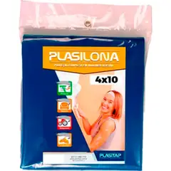 Plasitap - Lona Plástica Azul 4x10m