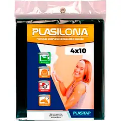 Plasitap - Lona Plástica Preto 4x10m