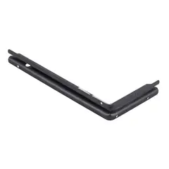 Zamar - Mão Francesa Perfil T Preta 37cm até 80kg Utilfer