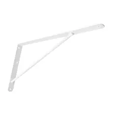 Zamar - Mão Francesa Reforçada Branca 50cm até 180kg Utilfer