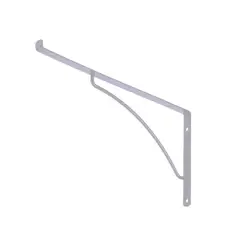 Zamar - Mão Francesa para Vidro 25cm Branco Utilfer