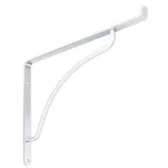 Zamar - Mão Francesa para Vidro 30cm Branco Utilfer