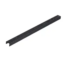 Brasforma - Trilho Simples Encaixe Preto 30cm