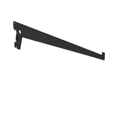 Brasforma - Suporte para Trilho Simples Encaixe 30cm Preto