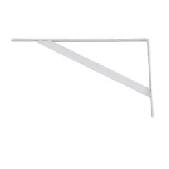 Brasforma - Mão Francesa Leve Branca 22cm até 50kg