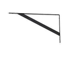 Brasforma - Mão Francesa Leve Preta 27cm até 50kg