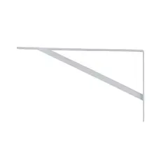 Brasforma - Mão Francesa Leve Branca 37cm até 50kg
